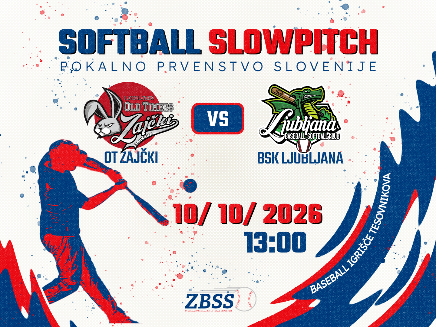ZBSS, napovednik softball tekme